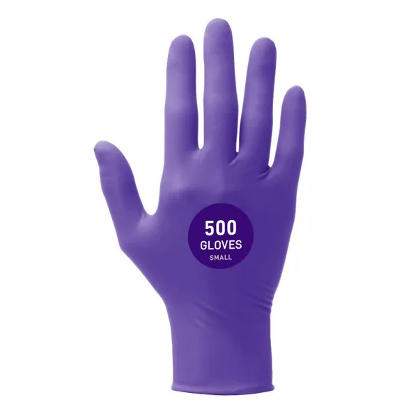 Nitrile-Xtra Exam Gloves Ambidextro Purple Small 12" 5.9 Mil