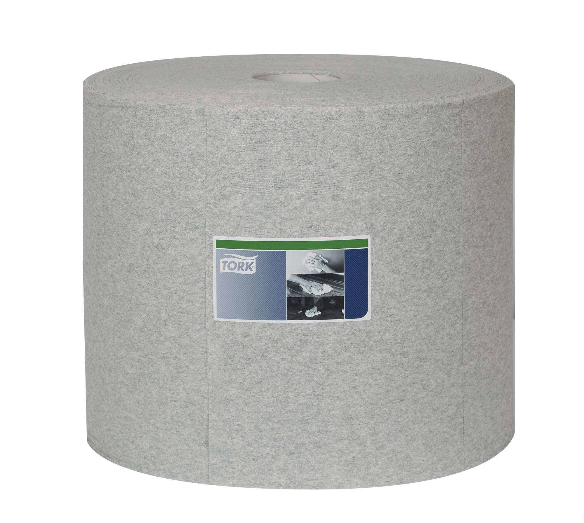 Tork Industrial Cleaning Cloth Grey 12.6" x 13.3" 1-Ply 1050 Sheet