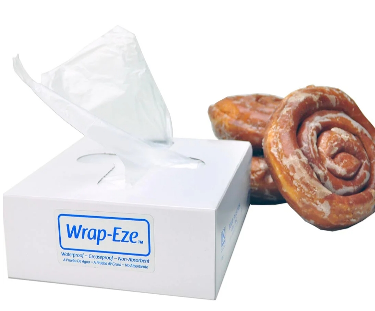 Wrap-Eze Pop-Up Sheets High Density 6 x 10.75 0.45 Mil Clear