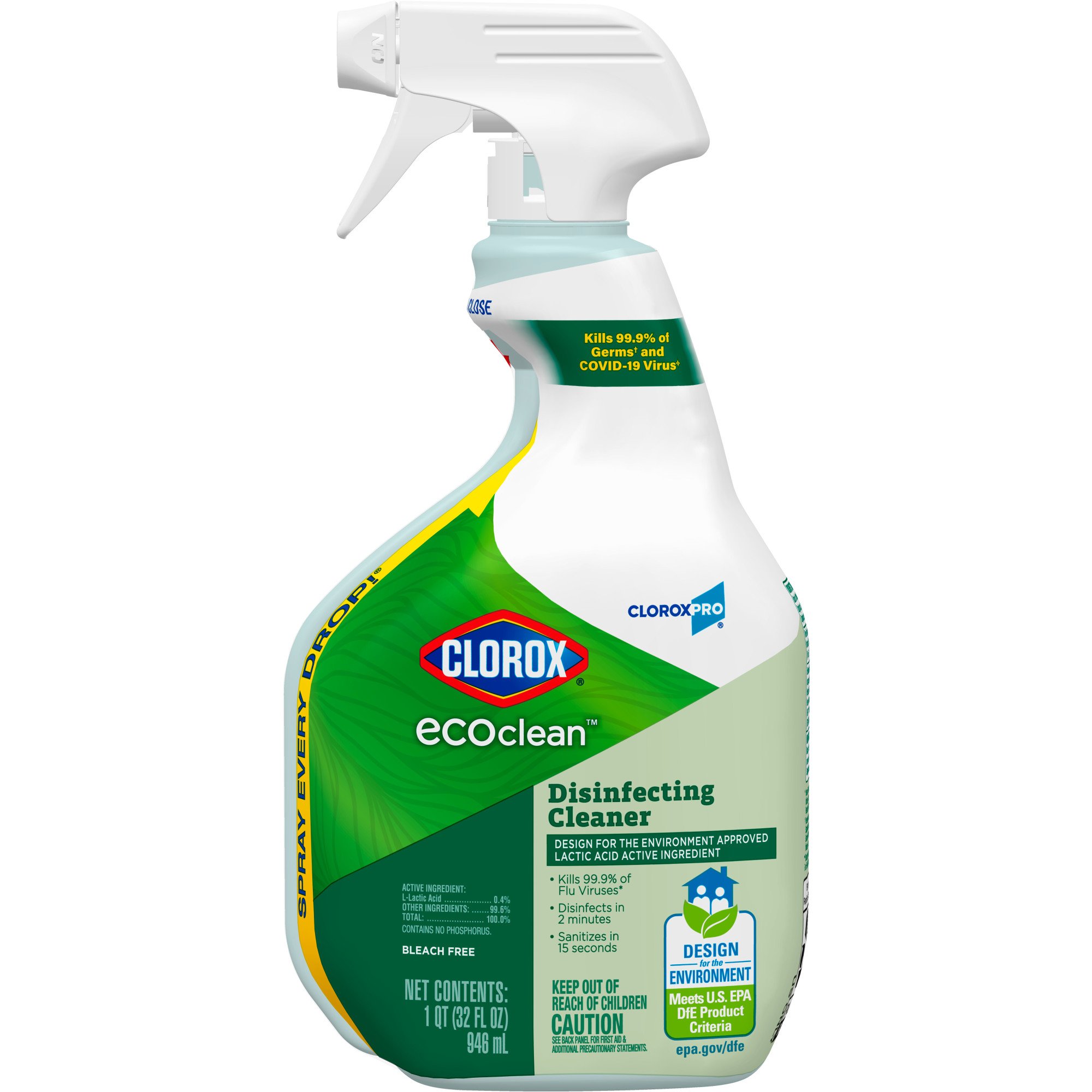 Clorox Pro Eco Clean Disinfectant Spray - 32 fl oz