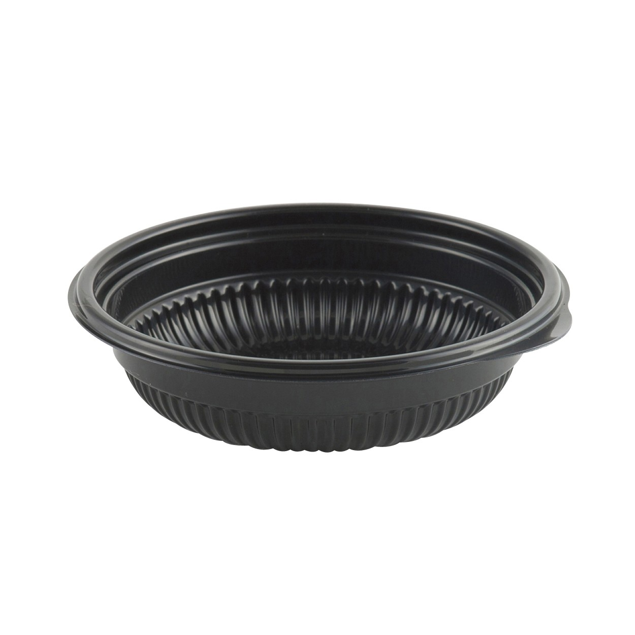 4.75" Round Microwavable Bowl 5 oz Black