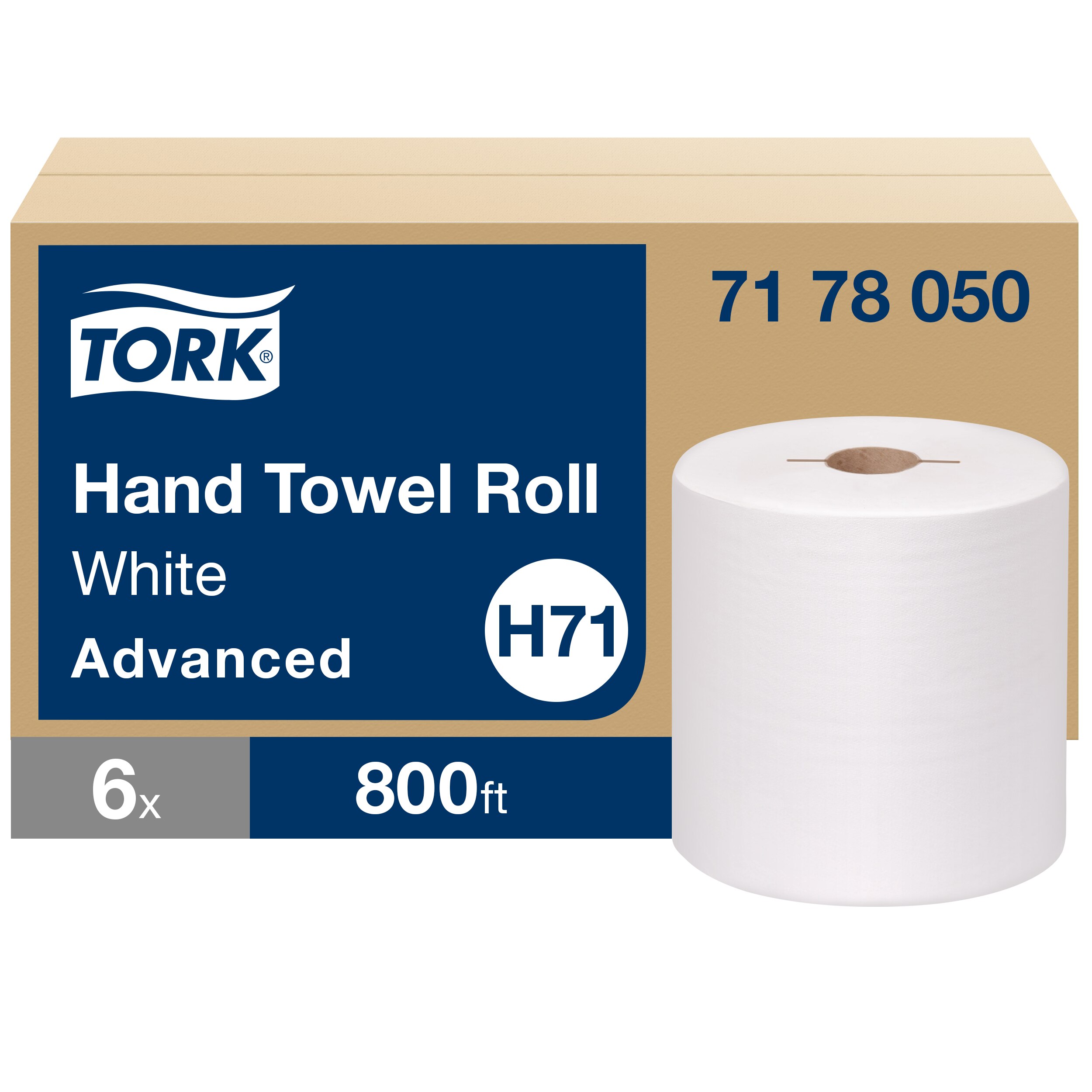 Advanced Hardroll Towel  1 Ply White