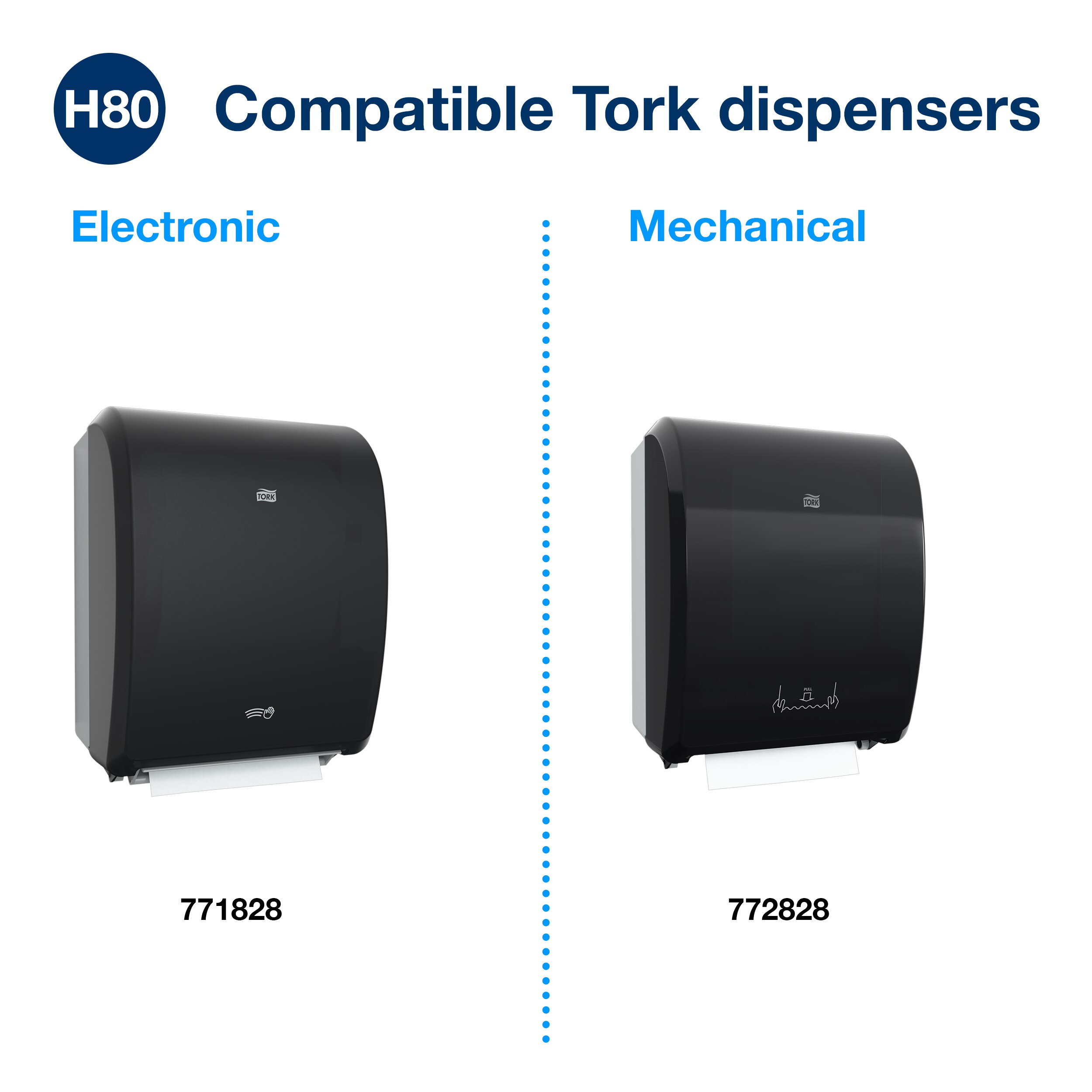 Tork Universal Hand Towel Roll Y Notch - 800'