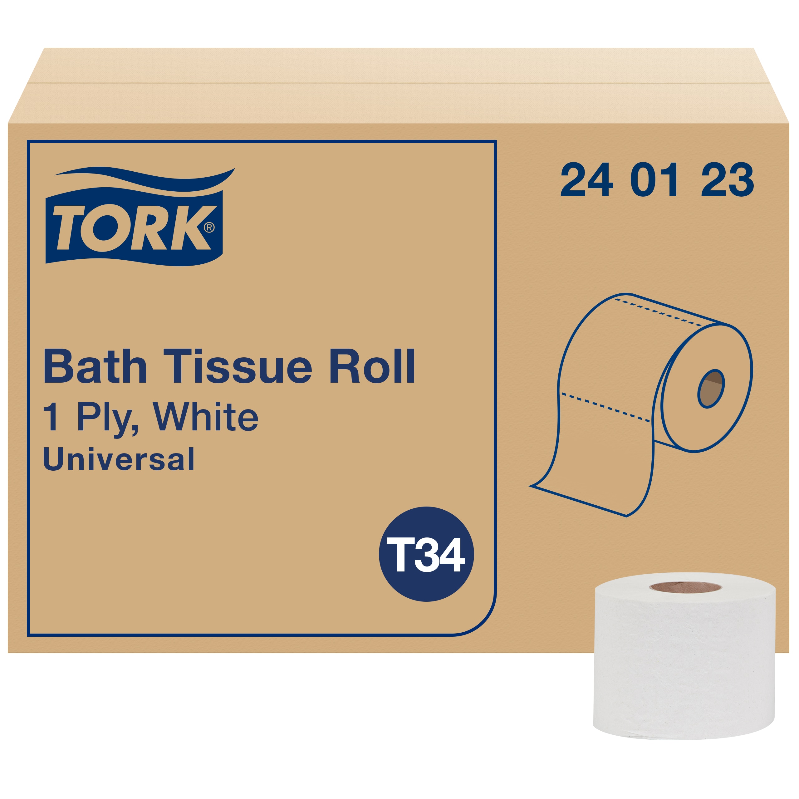 Tork Universal Bath Tissue Roll 410.7'