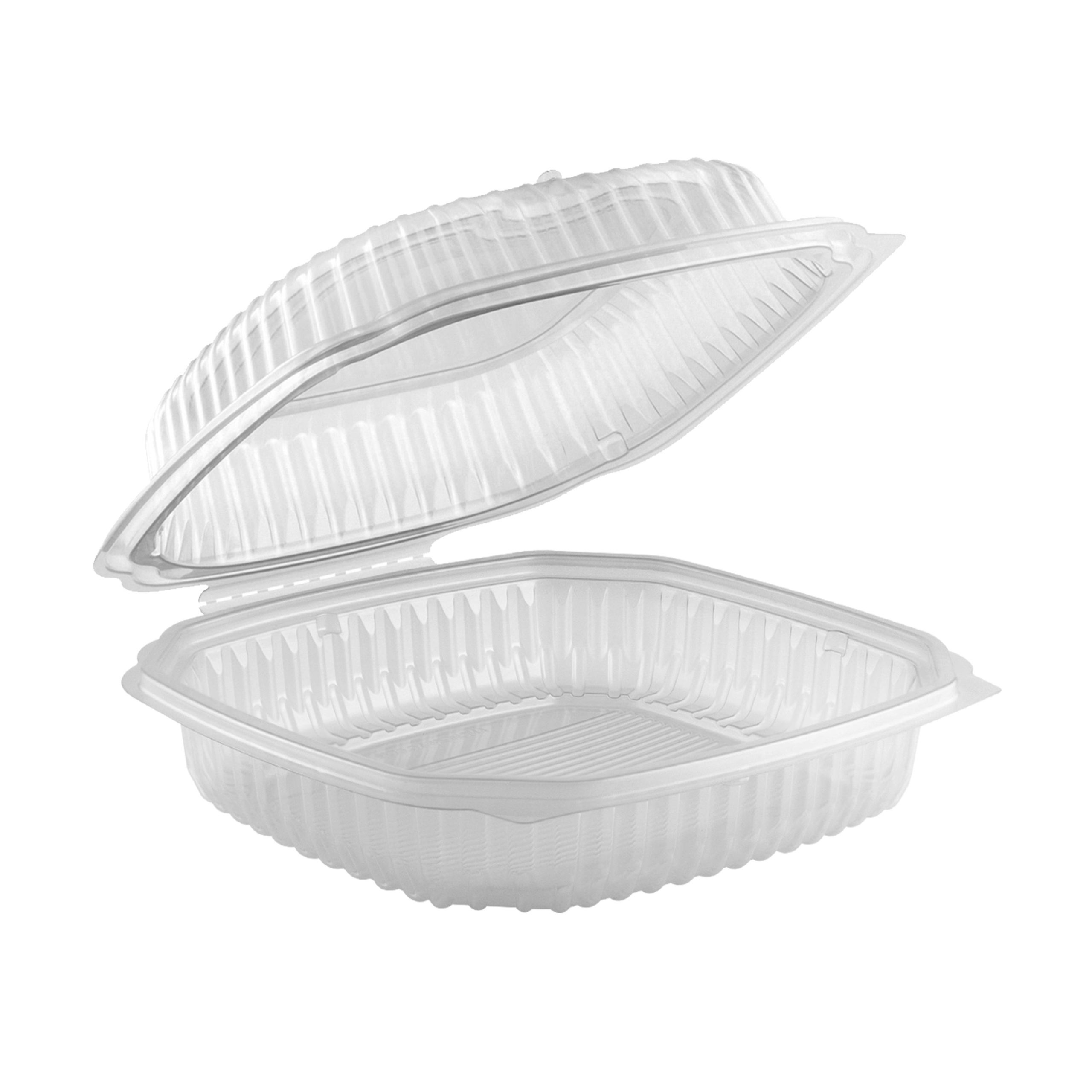 Culinary Lites CL91011C 10.5" x 9.5" Clear Hinged Container