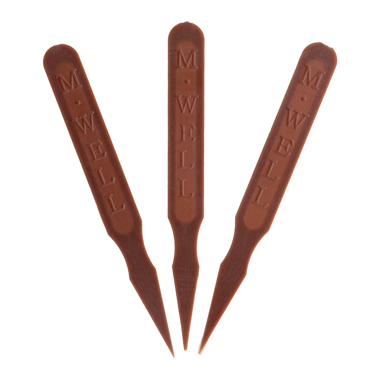 "MEDIUM WELL" Plastic Steak Marker Brown