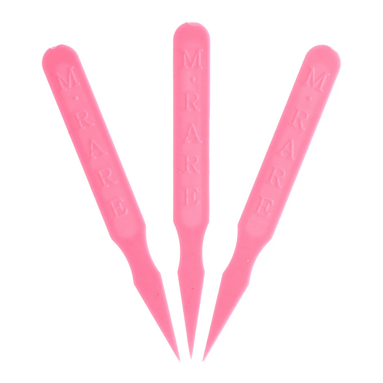 "MEDIUM RARE" Plastic Steak Marker Pink