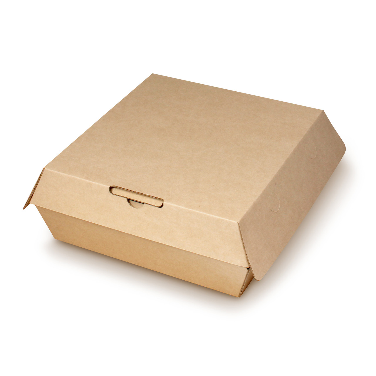 EcoCraft Eco-Flute ToGo! Container Natural 8" X 8" X 3.1" PFAS Free