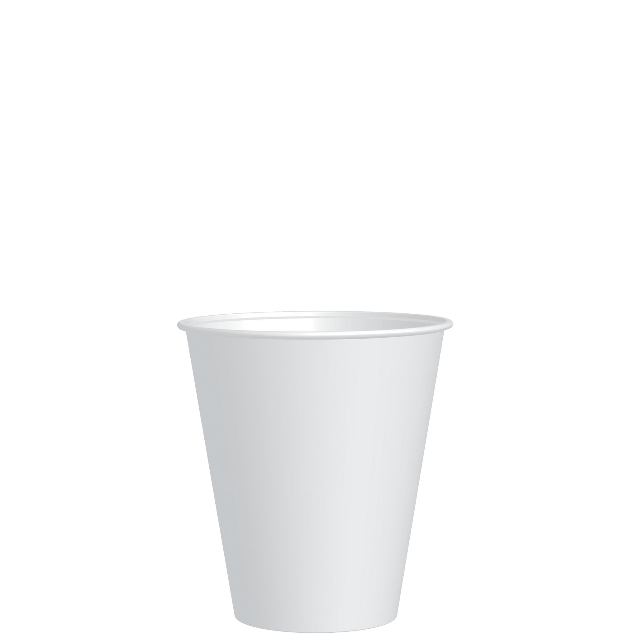 Squat DSP Paper Cold Cup 12 oz White