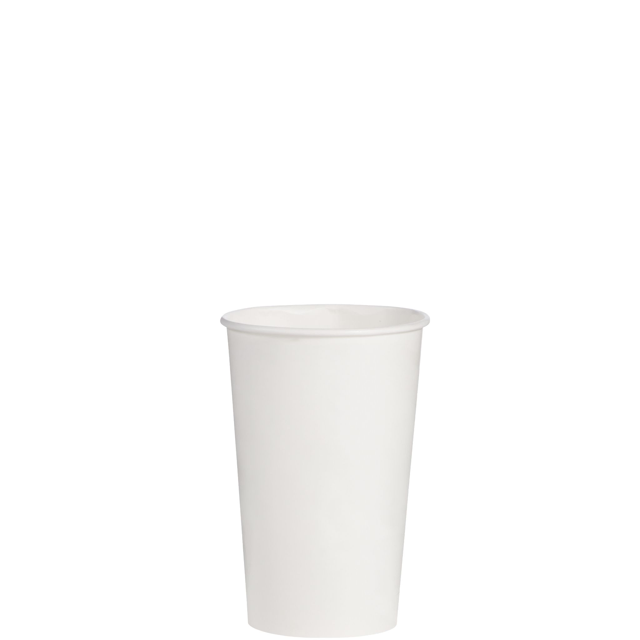 DSP Paper Cold Cup 16 oz White ( 18 oz Flush Fill )