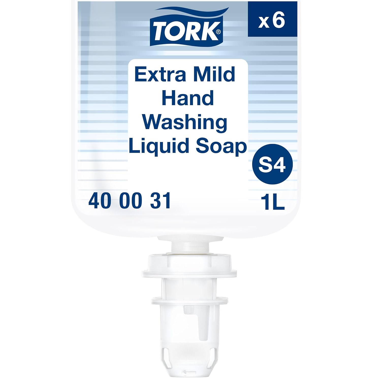Tork Extra Mild Liquid Hand Soap 1 Liter, Colorless, No Scent S1