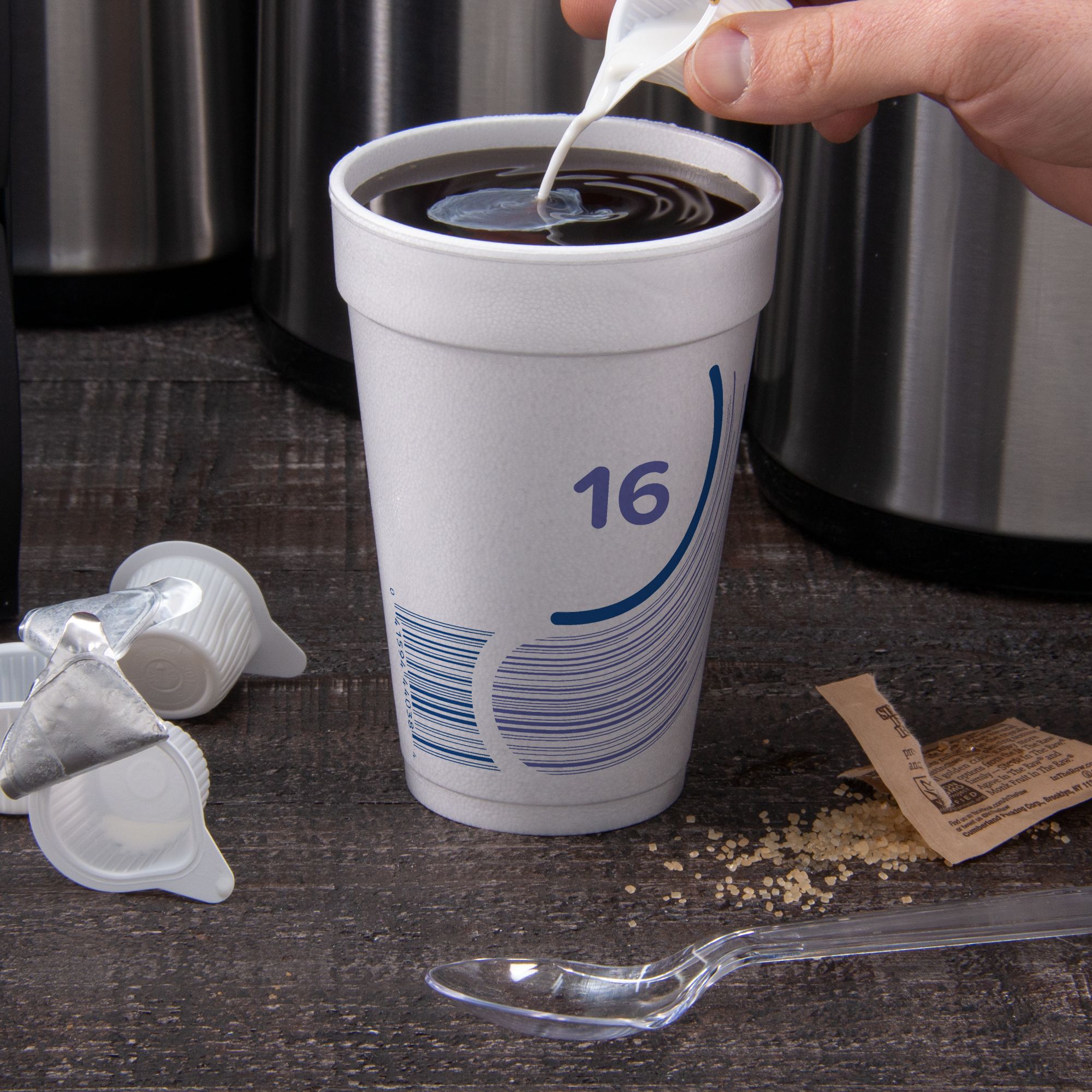 EPS Foam Cup Breeze  16 oz JCup White Insulated