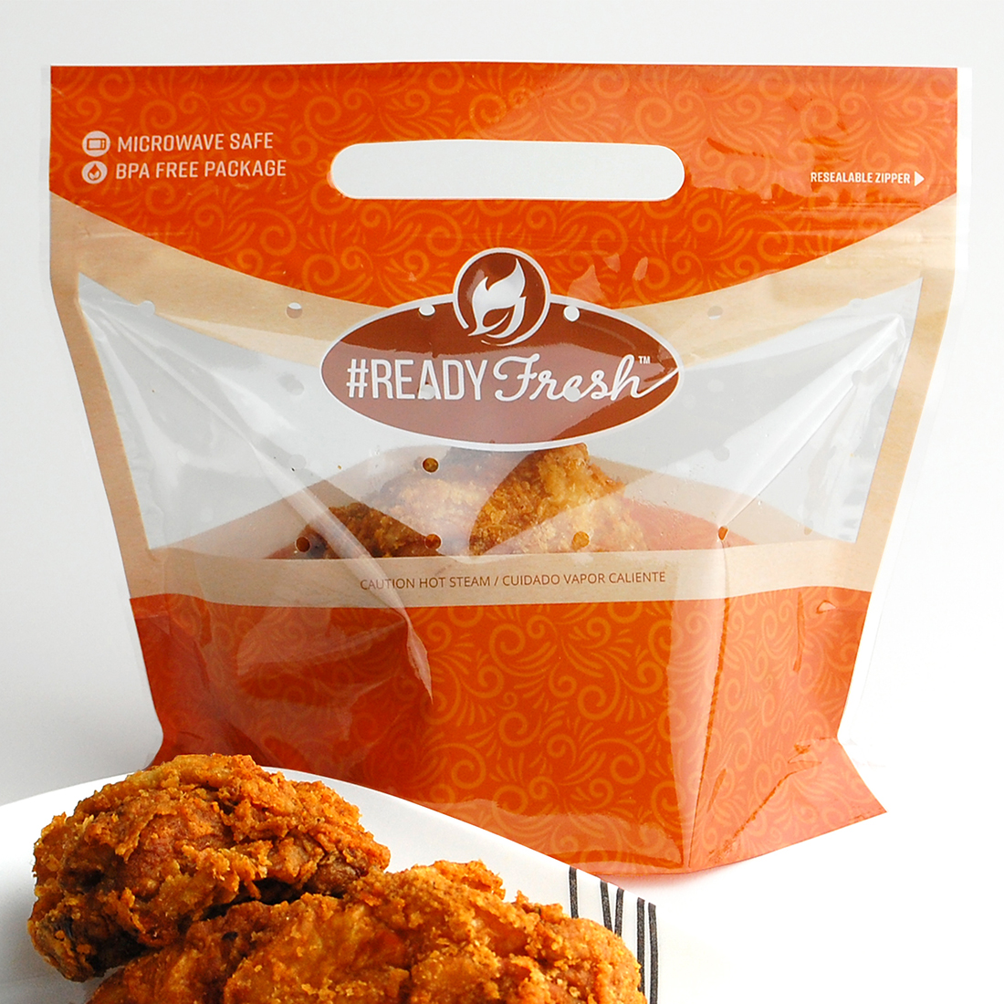 Ready Fresh Grab-N-Go Pouch 9" x 8" + 5"BG 2.6 Mil
