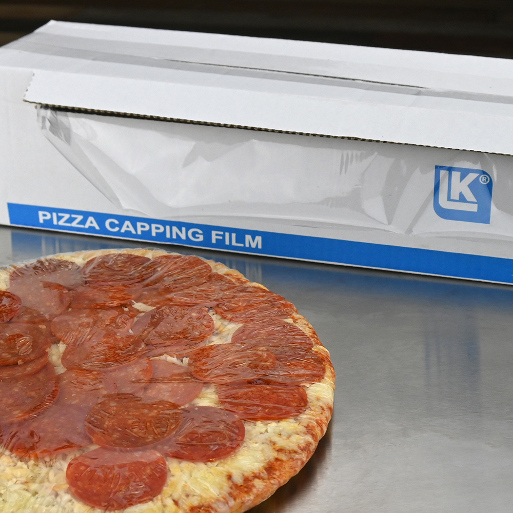 10" Pizza Capping Film 18" x 18" , 0.6 mil