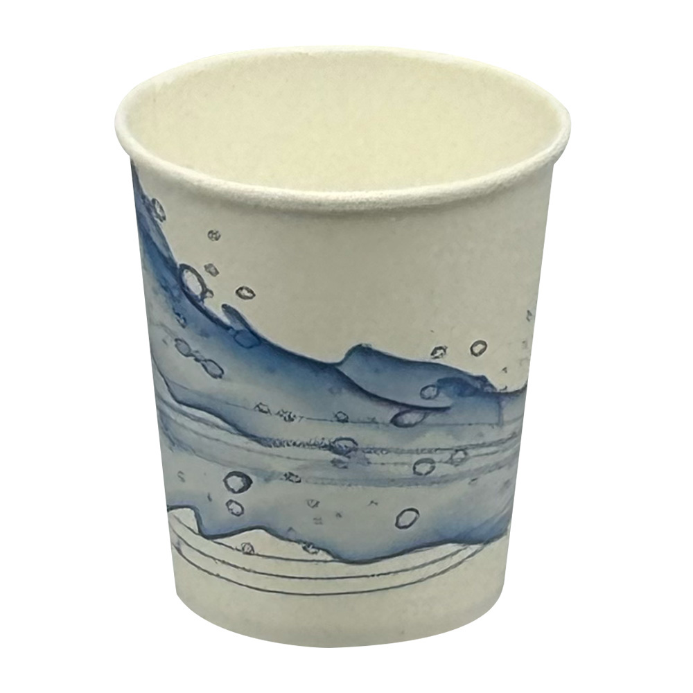 Paper Cold Cup 7 oz , "Cool Wave" Stock Print