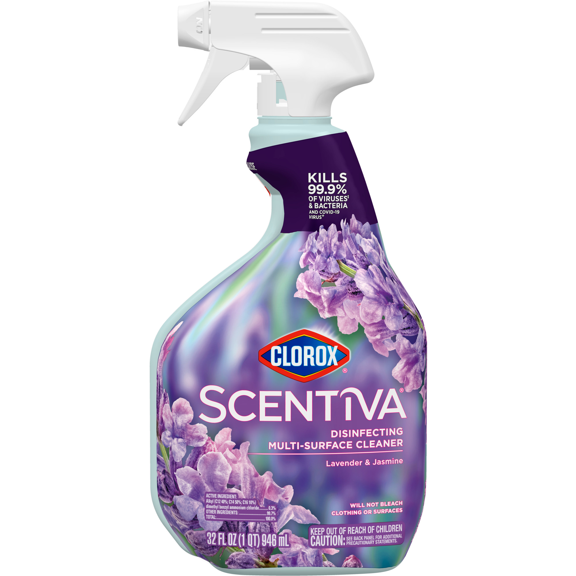 Scentiva Multi-Surface Cleaner 32 oz Spray Lavender & Jasmine