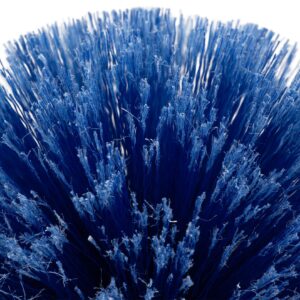 Flo-Pac Round Duster Blue , w/ Soft Flagged PVC Bristles