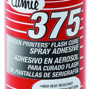 Camie 375 Screen Printers Aerosol 14 oz , Flash Cure Adhesive