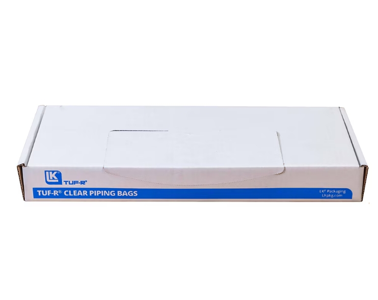 TUF-R LLDPE Piping Bag Clear, 6.25" x 12" , 3.25 mil