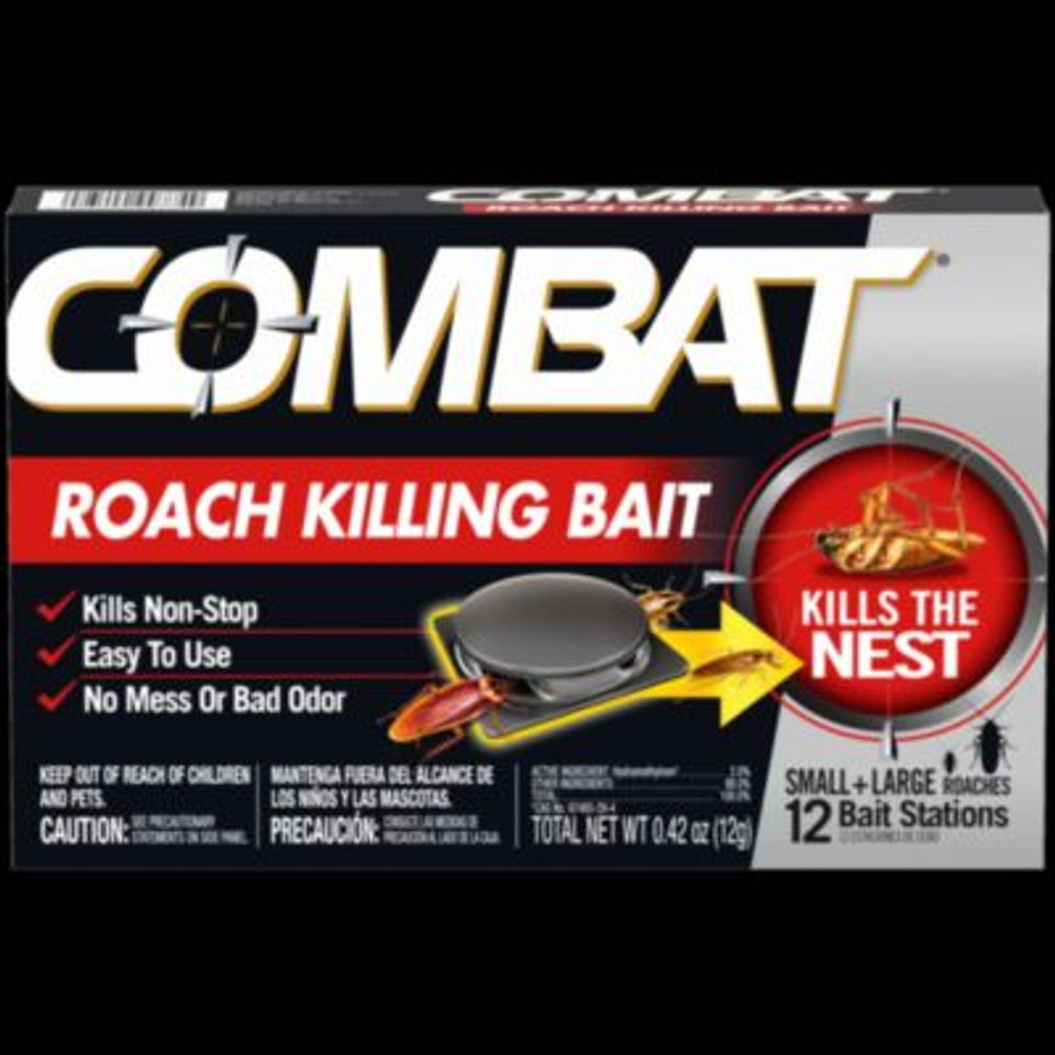 Combat Roach Bait Small & Large 12 Count