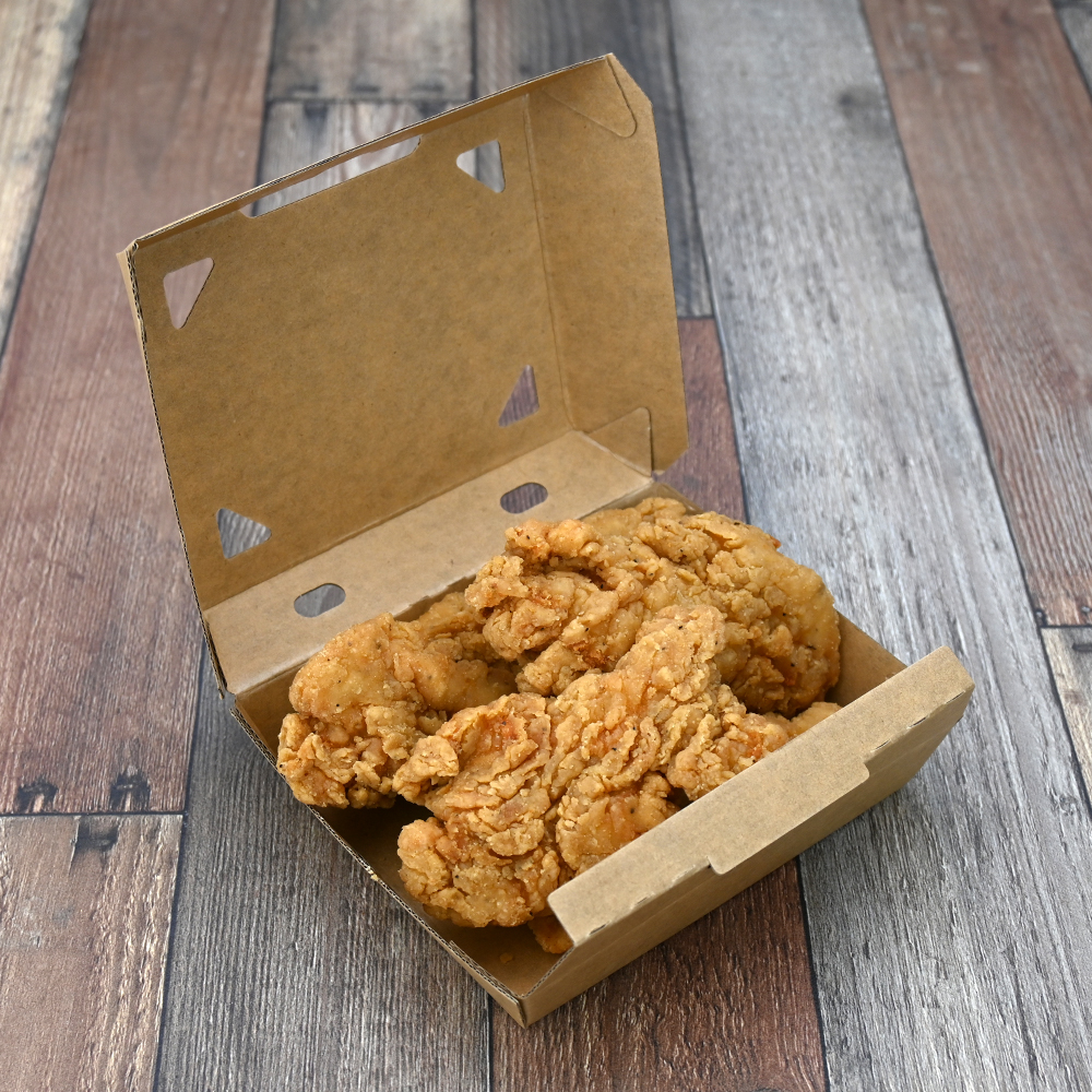 #ReadyFresh Hot Snack Container Large , Kraft 6.38" x 5" x 2.25"