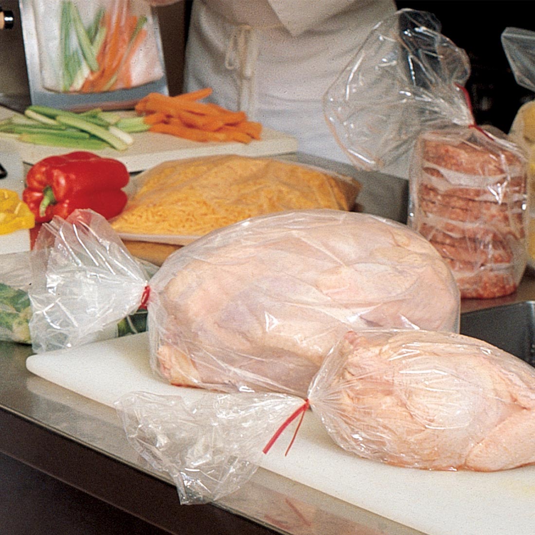 LDPE Gusset Bag 6" x 3" x 12" , 1.25 mil