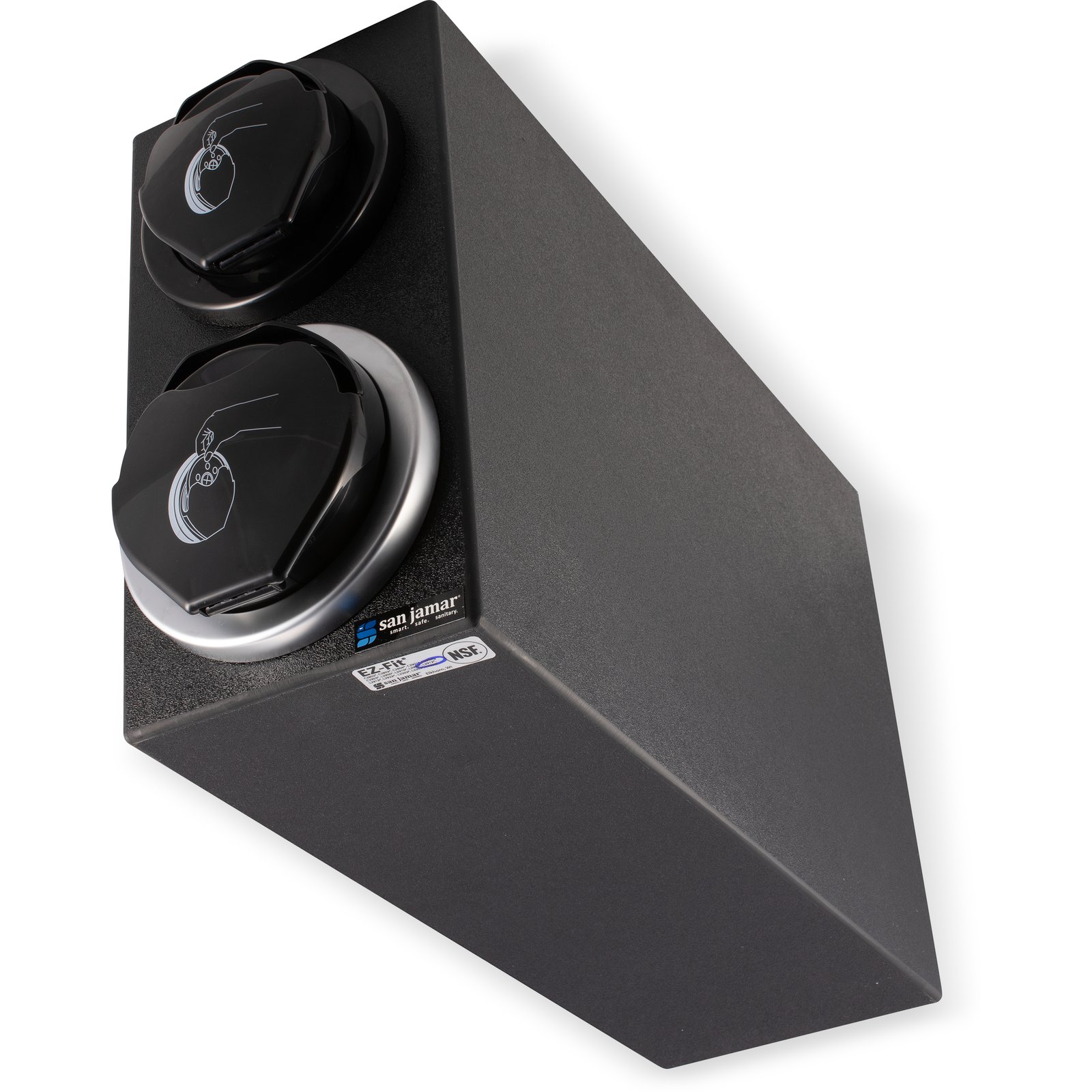 EZ-Fit Lid Dispenser TR Cabinet Black, Plastic