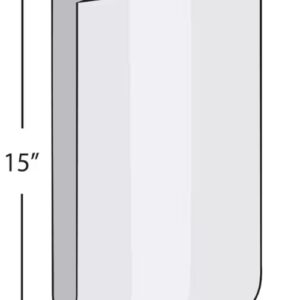 Heavy Linear LDPE Gusset Bag 8" x 3" x 15" 0.85 mil