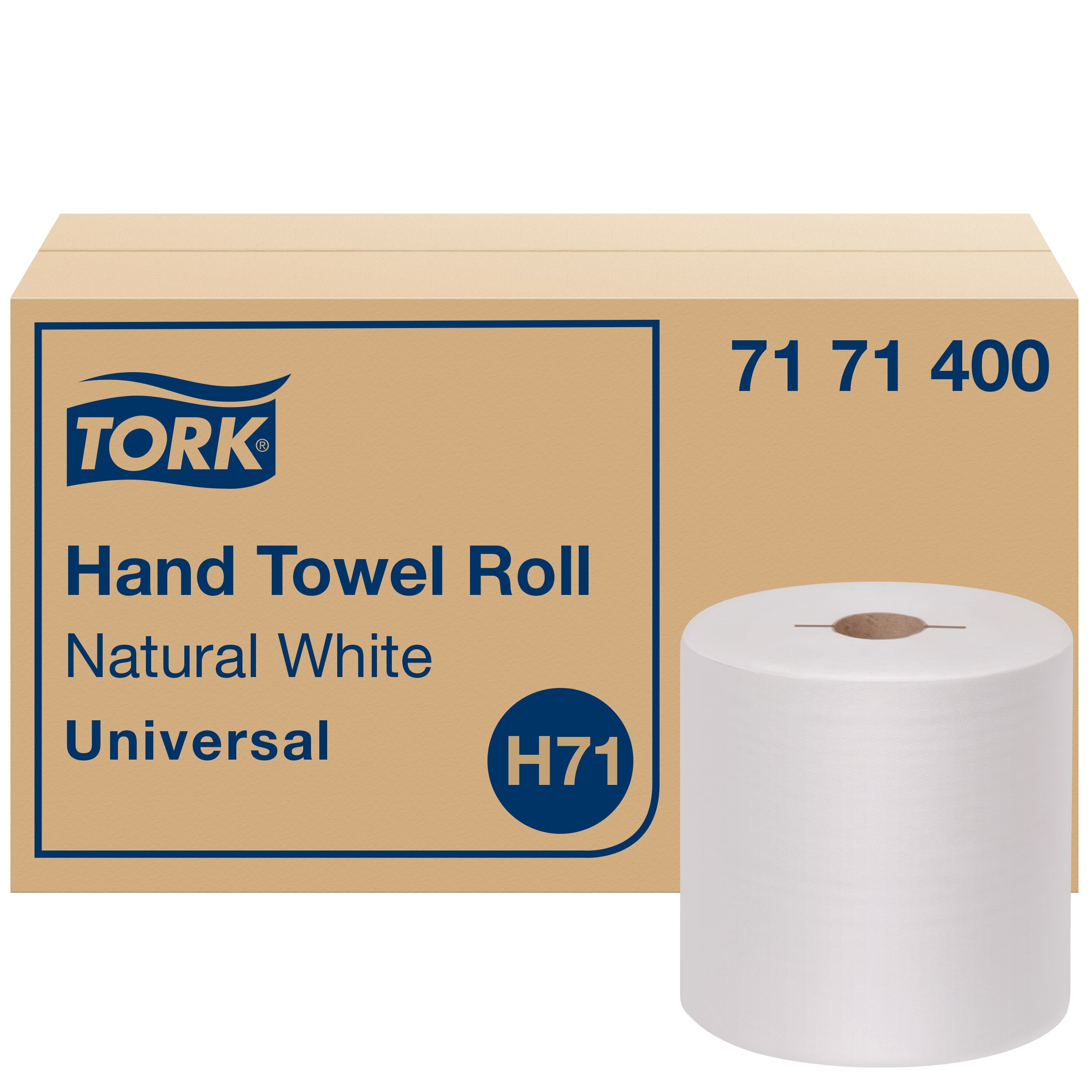 Tork Universal Hand Towel Roll White 7.5" x 800' 1-Ply