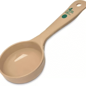 Solid Short Handle Measuring Cup 4 oz, Beige