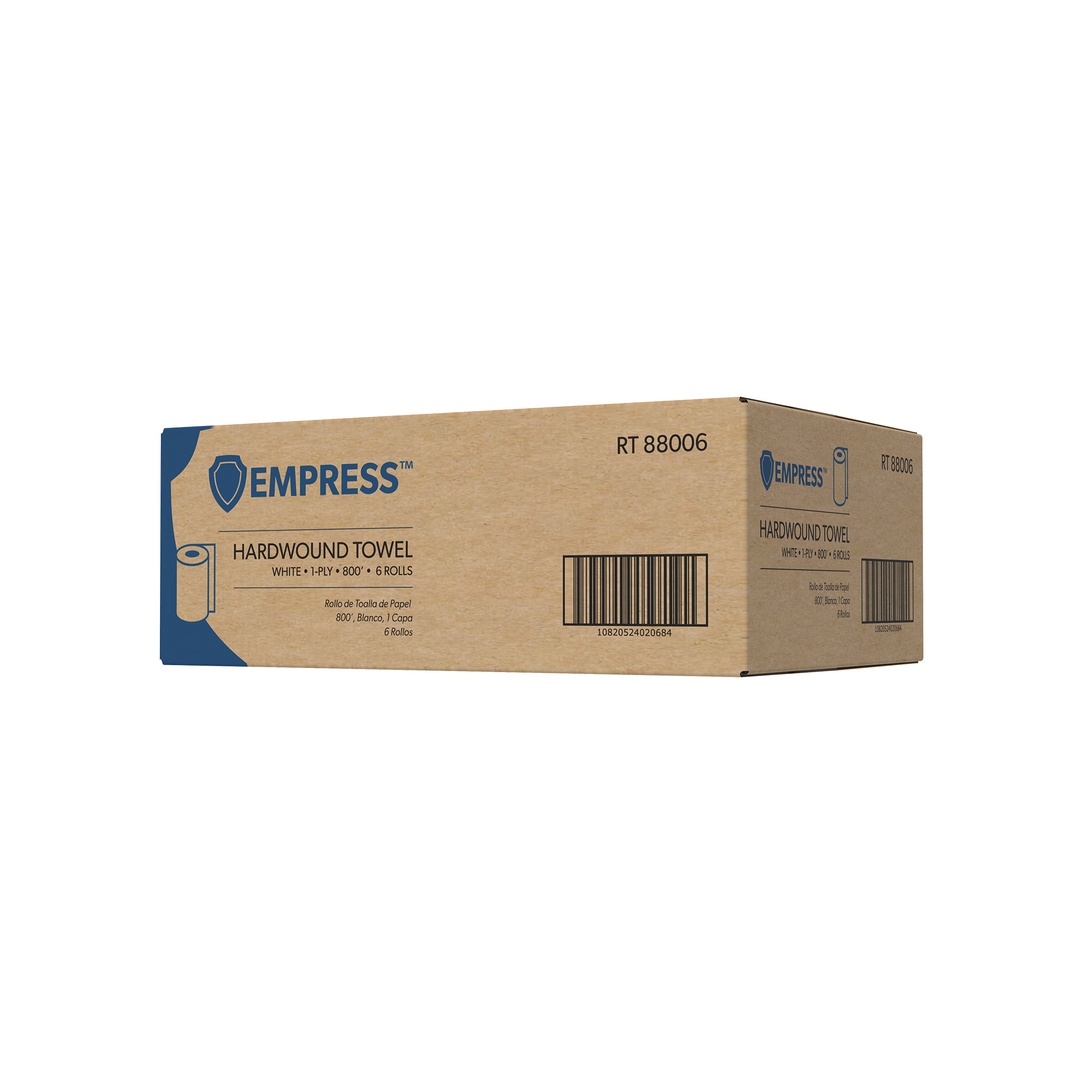 Hardwound Towel 7.875" x 800', White, 1-Ply
