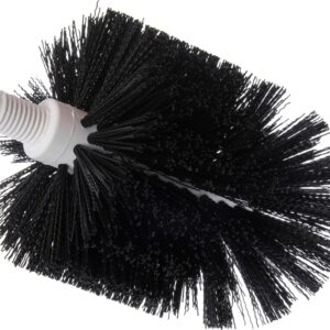 Flo-Pac Floor Drain Brush 6 inch, Black