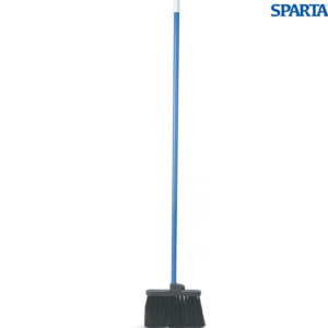 Duo-Sweeper Unflagged Broom 48 inch, Black w/ Blue Handle