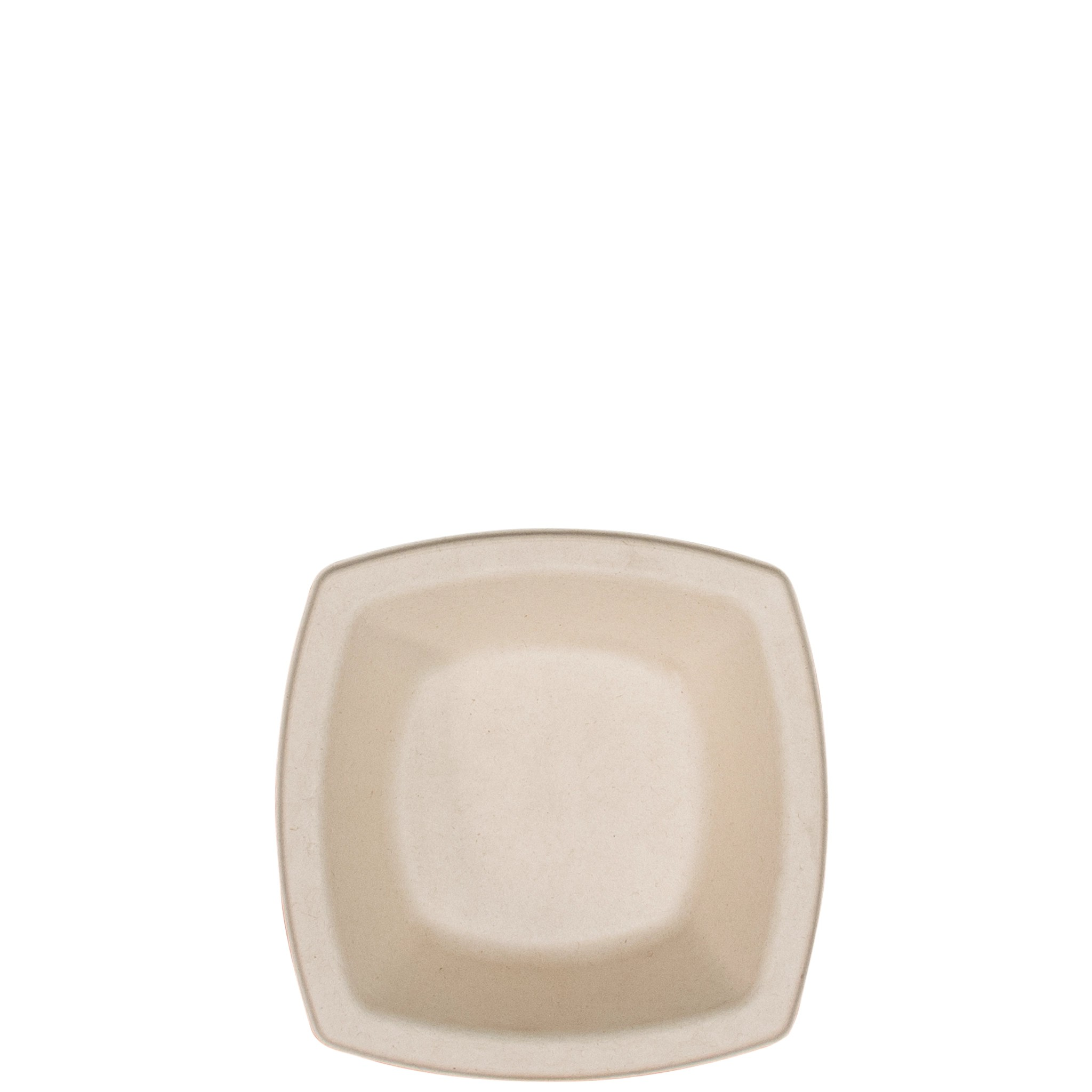 Fiber Bowl 12 oz, Square Brown PFAS Free