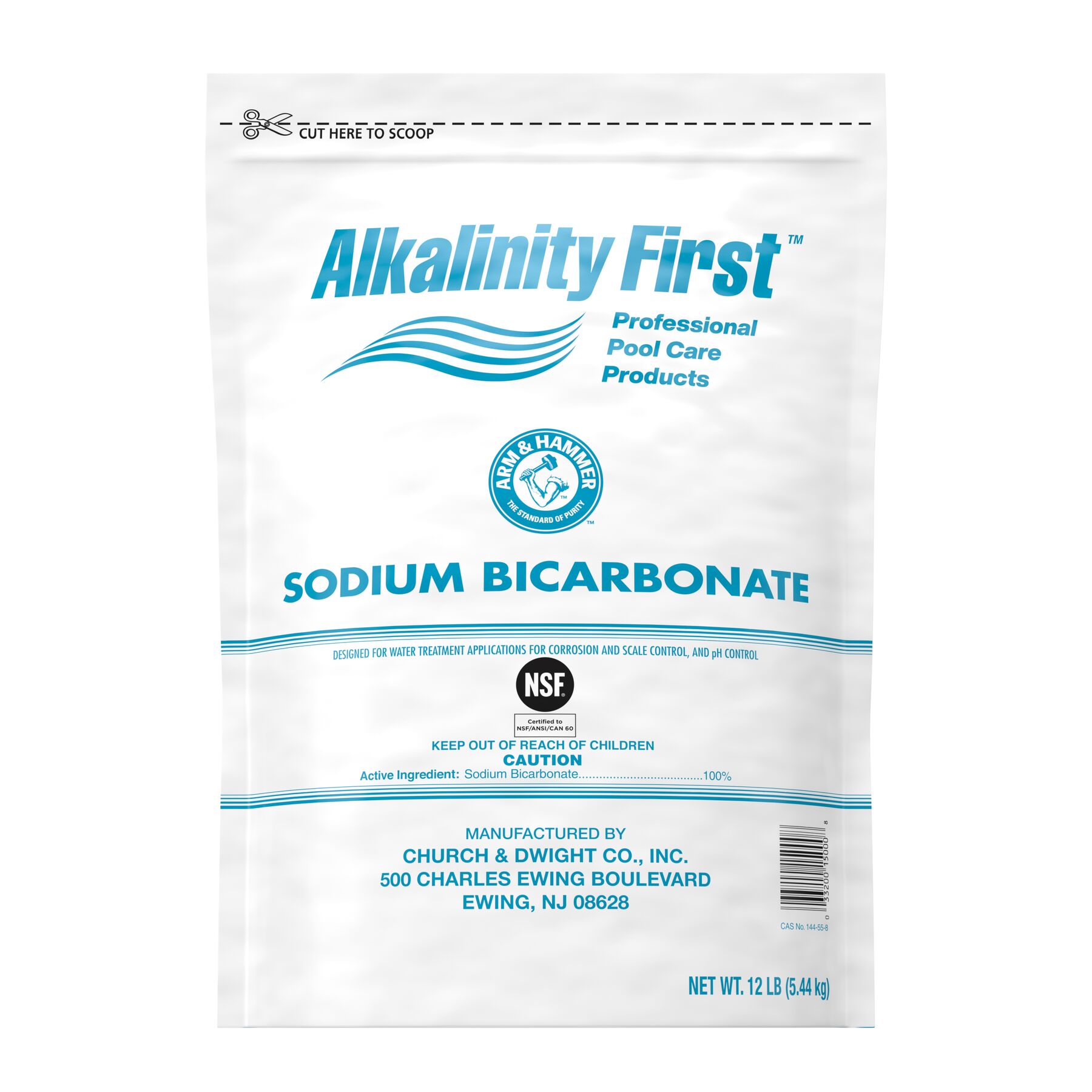 Alkalinity First Water Treatment  12 lbs, White Pouch