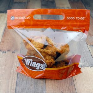 Grab-N-Go Pouch - "Wings" Clear 9" x 8" x 5" 0.6 Mil