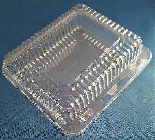 Rectangular Hinge Tray   7.9375" x 8.3125" x 2.625"