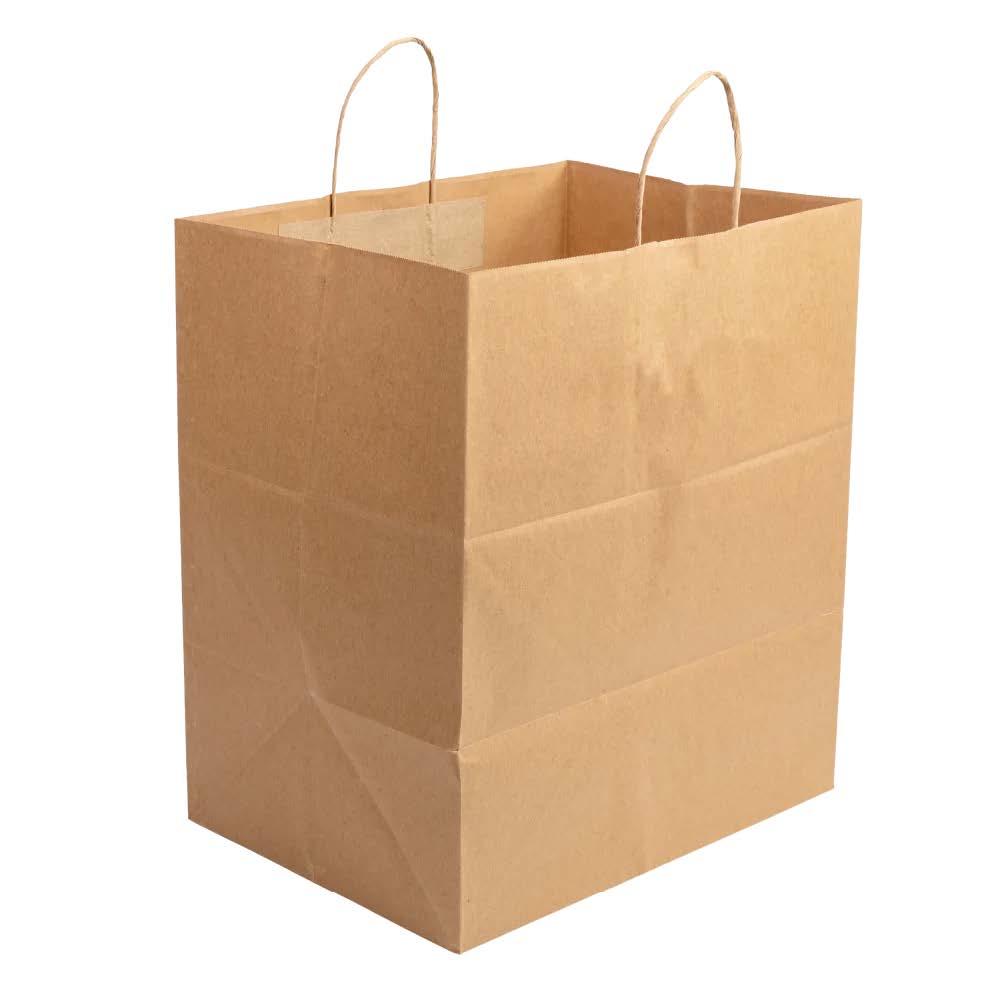 Paper Twisted Handle Bag 14" x 10" x 15.75" , Kraft