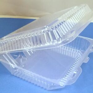 Shingled Cookie Slant Hinge Tray Clear, 5" x 7.5"