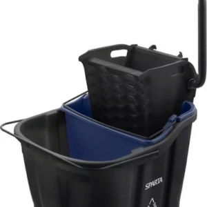 Mop Bucket Combo w/ Water Insert 35 Qt, Black