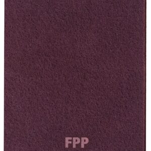 Dry Strip Floor Pad Maroon 12" x 18"