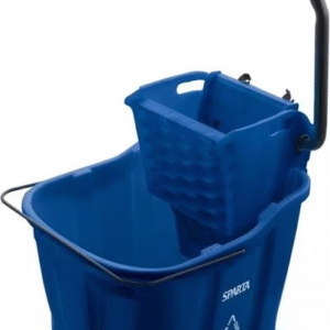 OmniFit Blue Mop Bucket Combo 35 Qt, w/ Side Press Wringer