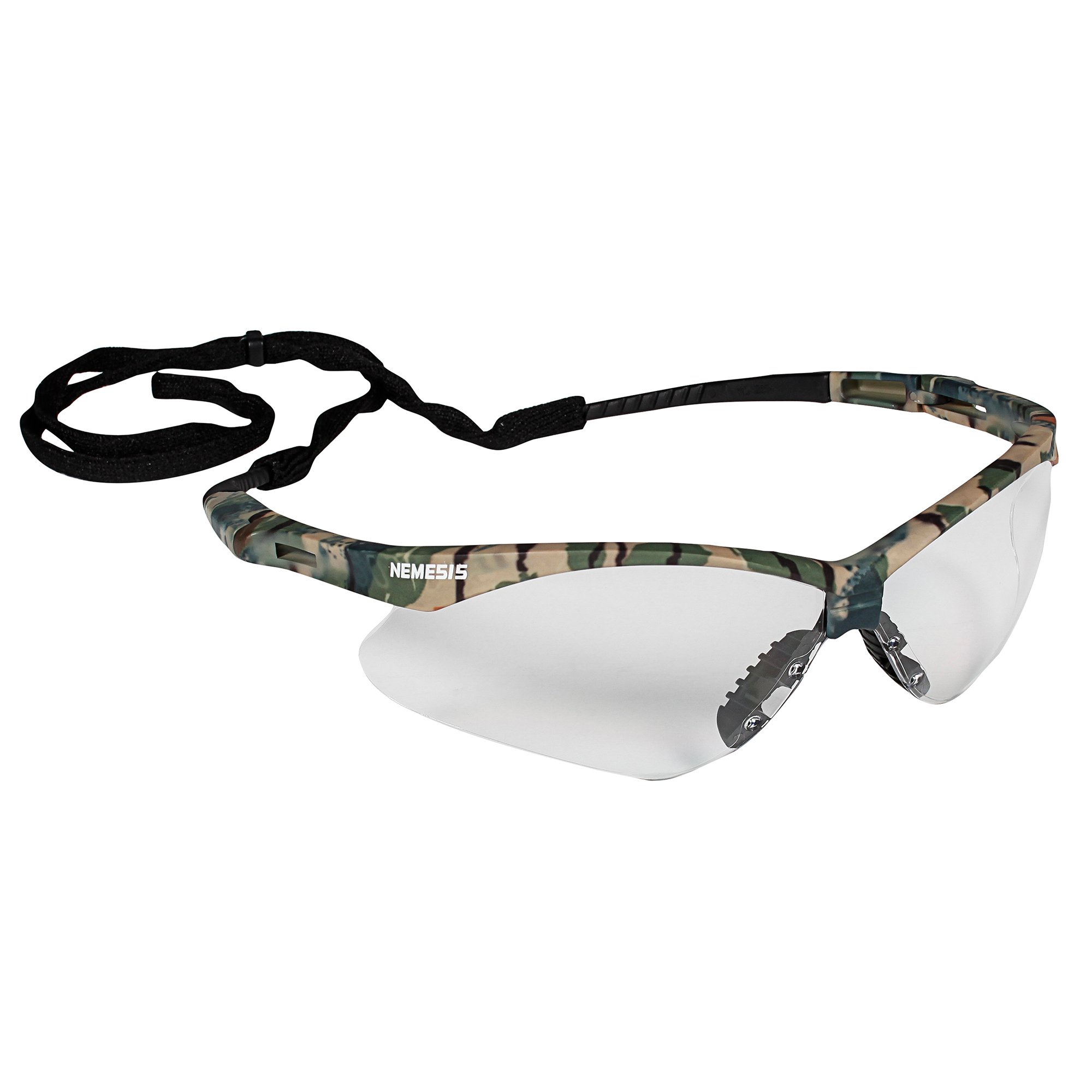 KleenGuard Safety Glasses Nemesis , Clear Lens , Camo Frame