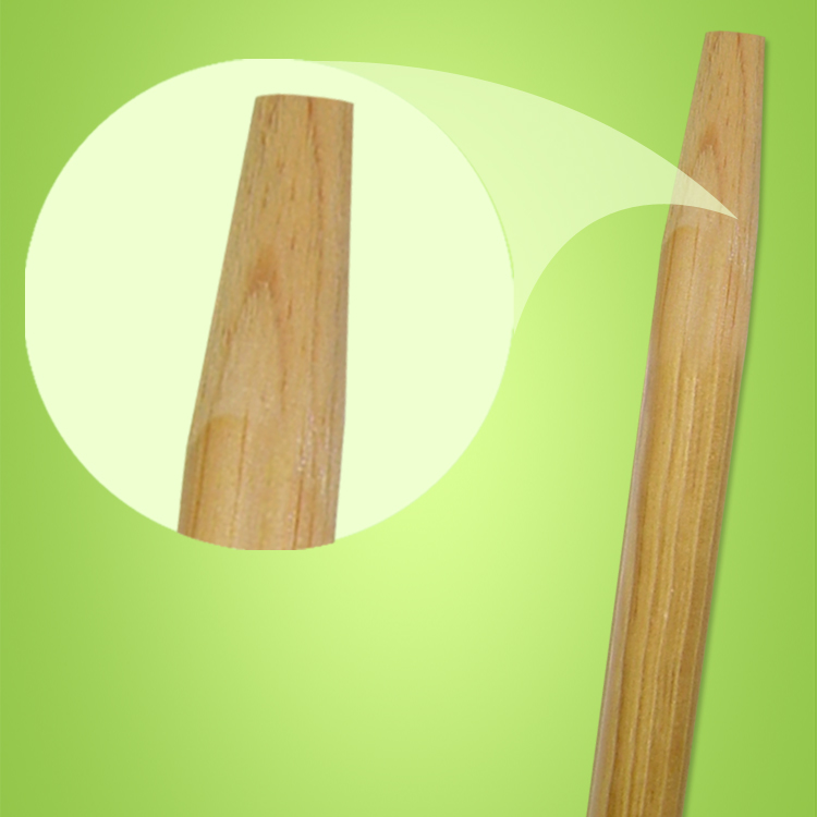 60 x 1-1/8 Tapered Wood Clear Lacquered Handle