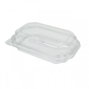 Clear PET Hinged 12oz Container Deli View