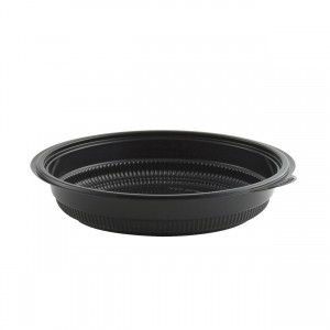 24oz Black Incredi-Bowl 8.5" Dia - 1.5" Deep Polypropylene