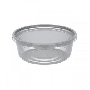 Clear 8oz Deli Cup and Clear Lid MicroLite Polypropylene