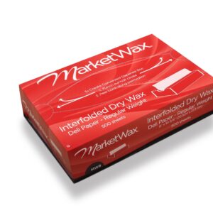 MW10 Dry Wax Deli Paper White 10" X 10.75" Interfolded