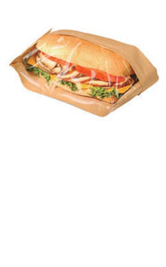 Dubl View ToGo! Deli Bag Natural 3.5" X 2.25" X 10.75"