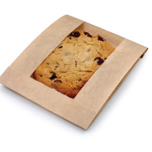 EcoCraft Single Serve Window Bag Natural 5" X 1.5" X 7"